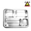 Khay cơm inox 4 ngăn 4 8