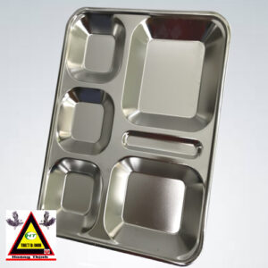 Khay ăn cơm inox 6 ngăn HT-6E
