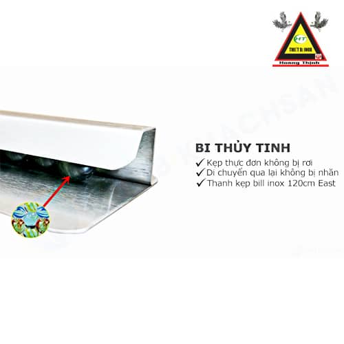 Thanh kẹp giấy menu treo tường cho quầy bar-khách sạn