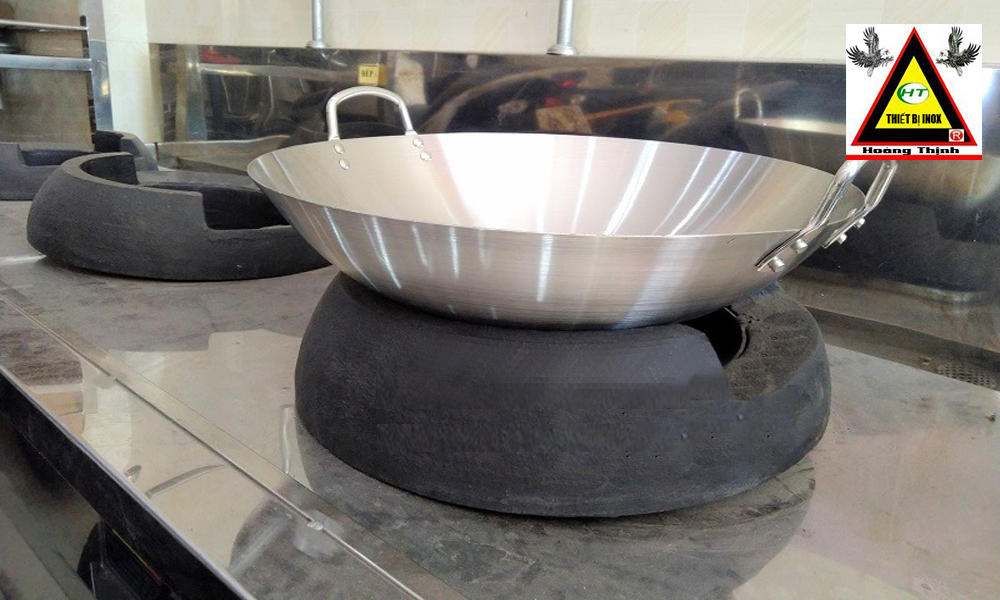 Chảo inox công nghiệp đáy lõm Chảo inox công nghiệp đáy lõm