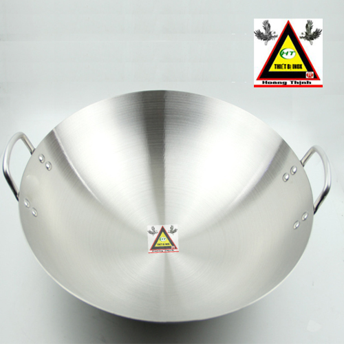 Chảo inox công nghiệp đáy lõm Chảo inox công nghiệp