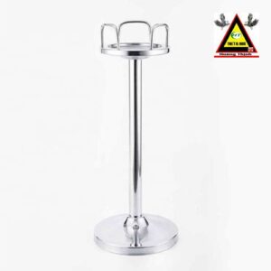 Alternative view of Xô đá inox có chân