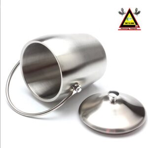 Xô đá bầu inox 2 lớp xo da de ban