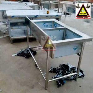 Chậu rửa công nghiệp 2 hộc inox 304